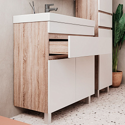 Тумба напольная Conty 80.2D.1Y (9696-80v)