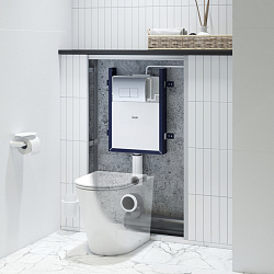 Комплект 2 в 1: Бачок скрытого монтажа и клавиша смыва, Optima Home, IDDIS, OPH0GCCi32K