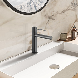 Смеситель для раковины Aspire VBF-4AS01GM, вороненая сталь, , шт