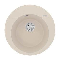 SULA 500 Мойка кухонная из кварцгранита цвет: шампань комплектация: крепеж, сливная арматура с перел