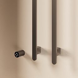 Полотенцесушитель электрический Vincea VTD-2VT1GM, вороненая сталь, таймер, , шт