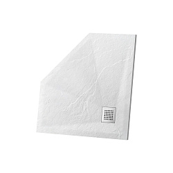 Поддон для душа из искусственного камня VST-4SP9090W, 900*900*25, белый матовый, , шт