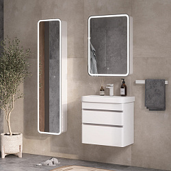 Пенал зеркальный подвесной Soldi LED 40