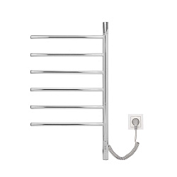 Полотенцесушитель электрический Vincea VTD-1S2CE 43х80, хром, таймер, , шт