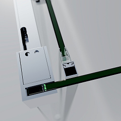 Душевой уголок Soft 2 VSR-3SO28014CL, 1400*800, хром, стекло прозрачное, , шт