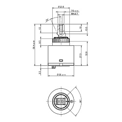 Картридж SEDAL 35 мм, режим ECO, укороченный, блистер (Испания)