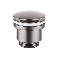 Клапан донный универсальный Click/Clack 1 ¼, графит