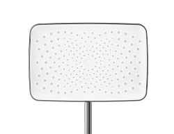 Душевая система VIVO (смеситель термостатический кноп) с изливом 3 реж шланг 150 PVC квадрат