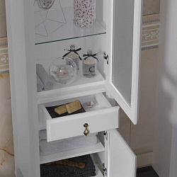 Пенал Opadiris Лоренцо, белый матовый, правый