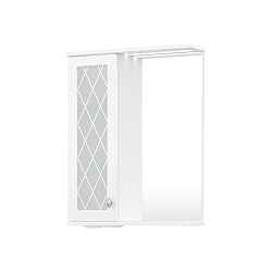 Зеркало-шкаф Milena 55 левый (белый)