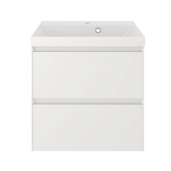 Тумба подвесная ASTRA 60 /2ящ/белая/раковина Астория Florentina/AQUA DE MARCO