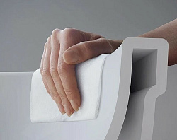 Zentrum Round Подвесной Безободковый унитаз, сиденье отдельно 801-003-019