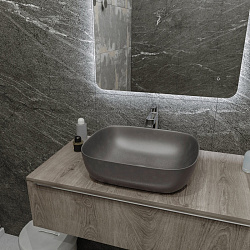 Corpa Nera Viotti/Виотти  50 раковина накладная, artceramic, графит матовый