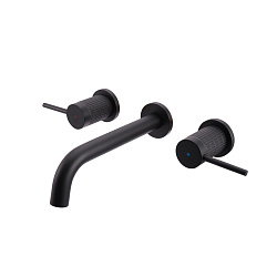 Смеситель для раковины Groove VBFW-4G1MB встраиваемый, черный, , шт