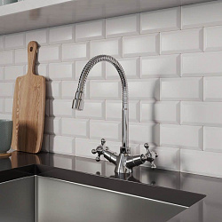 Смеситель для кухни с гибким изливом, Duplex, Milardo, DUPSB0FM05