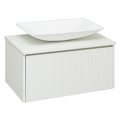 Тумба подвесная Monaco/70см/1 ящ/белый софт /AQUA DE MARCO