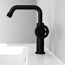 GRANGE Смеситель для умывальника, однозахватный, латунь, цвет - черный