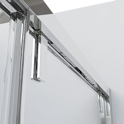 Душевая дверь Lugano VDS-1L130CLGM-1, 1300, вороненая сталь, стекло прозрачное, , шт