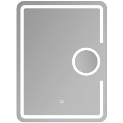 Зеркало LED 600*800 мм с макияжным зеркалом, HB661