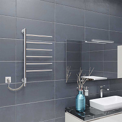 Полотенцесушитель электрический Vincea VTD-1S2CE 43х80, хром, таймер, , шт