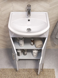 Тумба под раковину Turin 550-2-0 (Уют 55) (в разобранном виде)