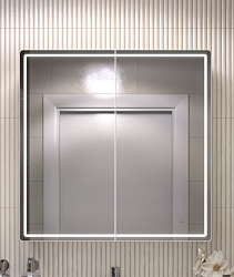 Шкаф навесной Geometry Classic 800 с зеркалом