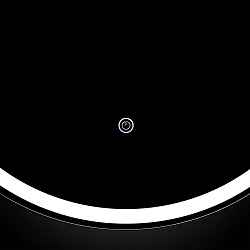 Зеркало LED VLM-3AU100 600х1000 c сенсорным выключателем и диммером, , шт