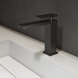 Смеситель для раковины Dice VBF-2DS1MB однорычажный, черный матовый, , шт