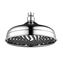 ВЫВОД Лейка душевая верхняя, круглая, Ø20,4см, латунь/хром