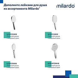Шланг для душа, ПВХ, 1,6 м, Essential, Milardo, 180P16SM19