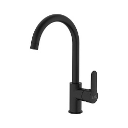 Смеситель для кухни с каналом для фильтрованной воды, черный, Cuba,ID