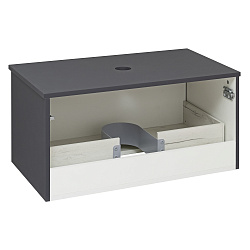 Тумба подвесная Monaco/70см/1 ящ/графит/AQUA DE MARCO