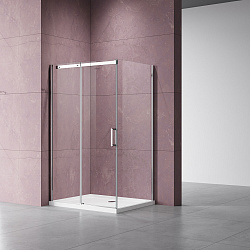 Душевой уголок Dice VSR-4D1015CL, 1500*1000, хром, стекло прозрачное, , шт