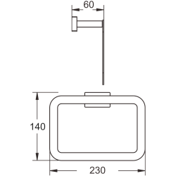 Держатель для полотенец B90404