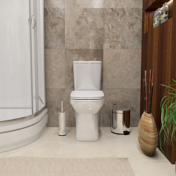 Corpa Nera Bonini/Бонини унитаз-компакт безободковый, быстрос.сиденье с микролифтом, белый