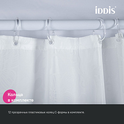 Штора для ванной, 200x180 см, Полиэстер, IDDIS, BD03P18i11