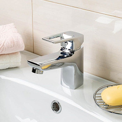 Смеситель для умывальника, Atlantic, Milardo, ATLSB00M01