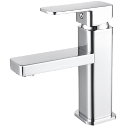 Смеситель для раковины, латунь, хром HB1002