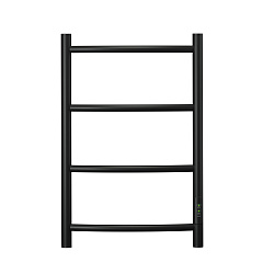 Полотенцесушитель электрический Point Афина PN04846B П4 400x600 диммер справа, черный