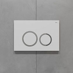 Клавиша смыва, универсальная, белая, Unifix, 003, IDDIS, UNI03WCi77