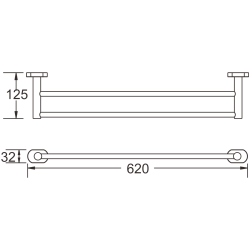Держатель для полотенец B90509