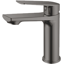 Смеситель для раковины, латунь, оружейная сталь HB10533-3