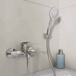 Смеситель для ванны, глянцевый хром, Rora, Milardo, RORSB00M02