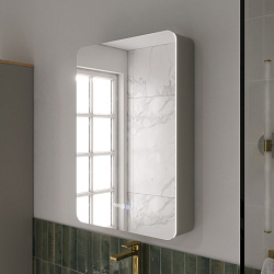 Шкаф зеркальный с подсветкой Desert 570х860 левый, амарок