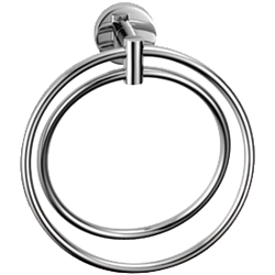 Держатель для полотенец,  двойное кольцо, хром HB1704-1