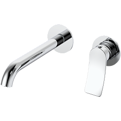 Смеситель для раковины настенный хром HB14553
