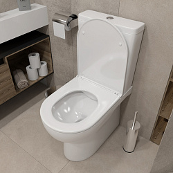 Corpa Nera Salieri/Сальери унитаз-компакт безободковый, белый