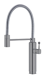 Смеситель для кухни Vincea VKF-101GM, вороненая сталь, , шт