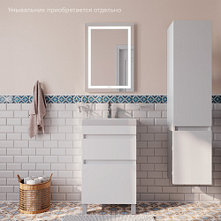 Тумба напольная с ящиками, белая, 50 см, Zodiac, IDDIS, ZOD5CBFi95K подходит ум.3505000i28