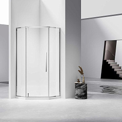 Душевой уголок Slim-N VSP-4SN100CL, 1000*1000, хром, стекло прозрачное, , шт
